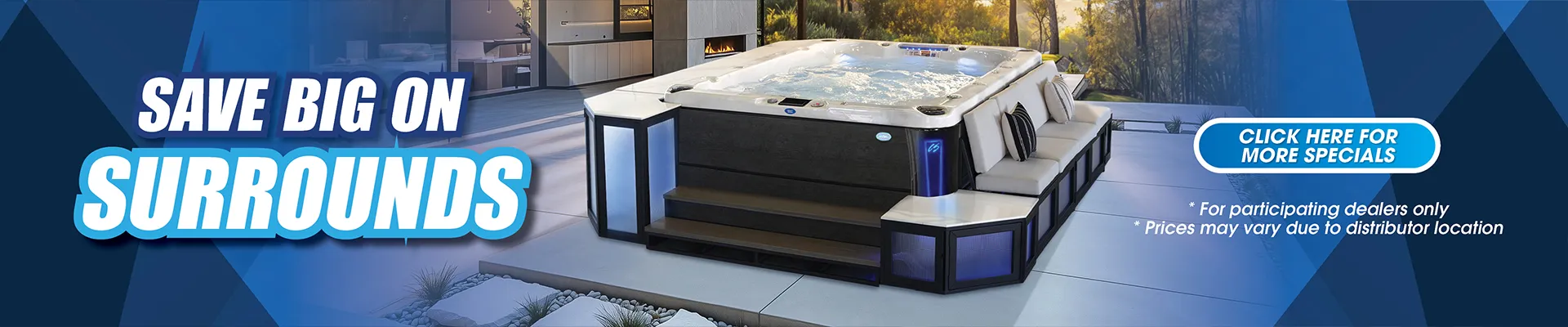 Calspas hot tub being used in a family setting - Dallas