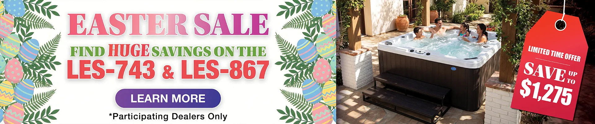 Calspas hot tub being used in a family setting - Dallas